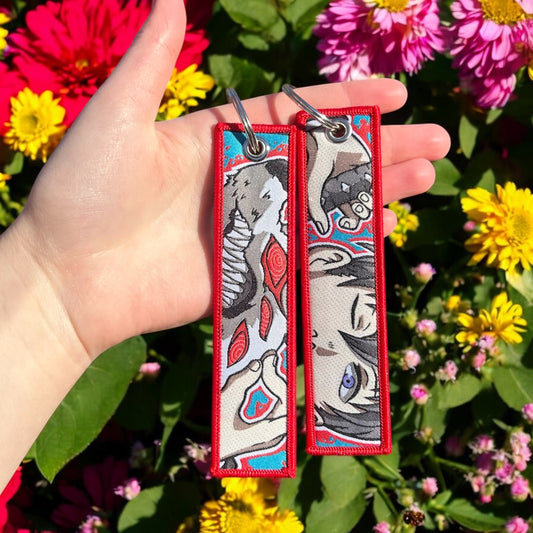 Bound By Devils Embroidered Keychain