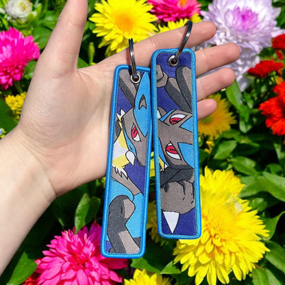 Aura Guardian Embroidered Keychain