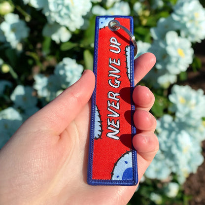 Fearless Pirate Embroidered Keychain