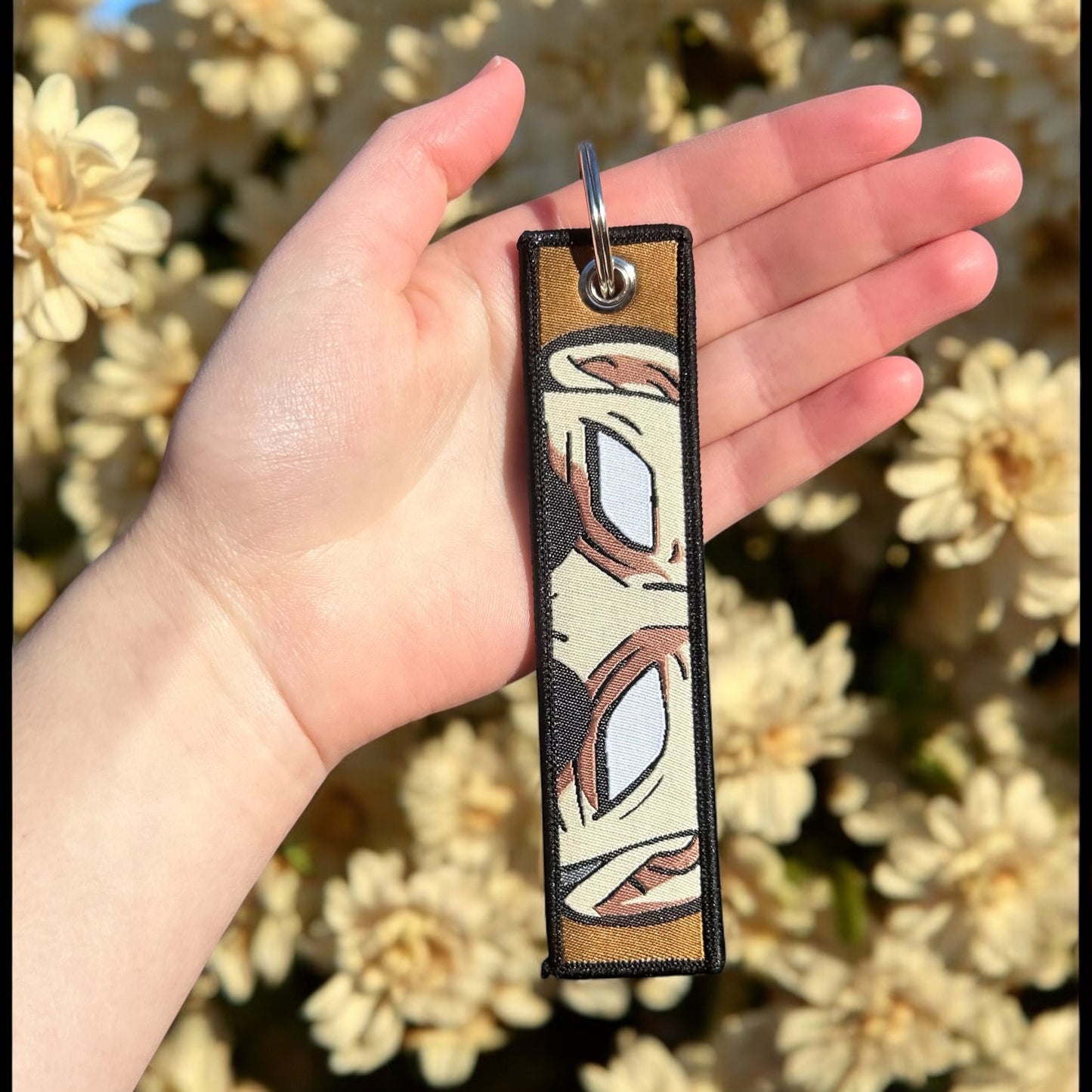 Tears of Stone Embroidered Keychain