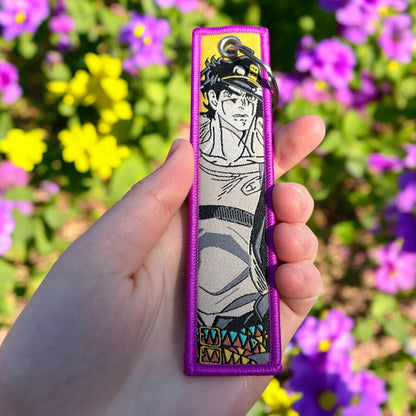 Stand User Embroidered Keychain