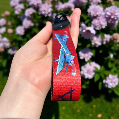 Courageous Warrior Keychain Strap