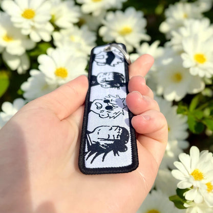 Cursed Cuties Embroidered Keychain