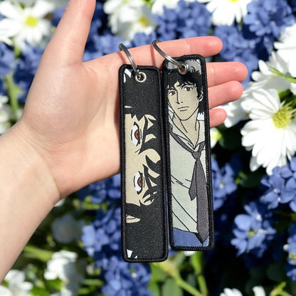 Interstellar Hunter Embroidered Keychain