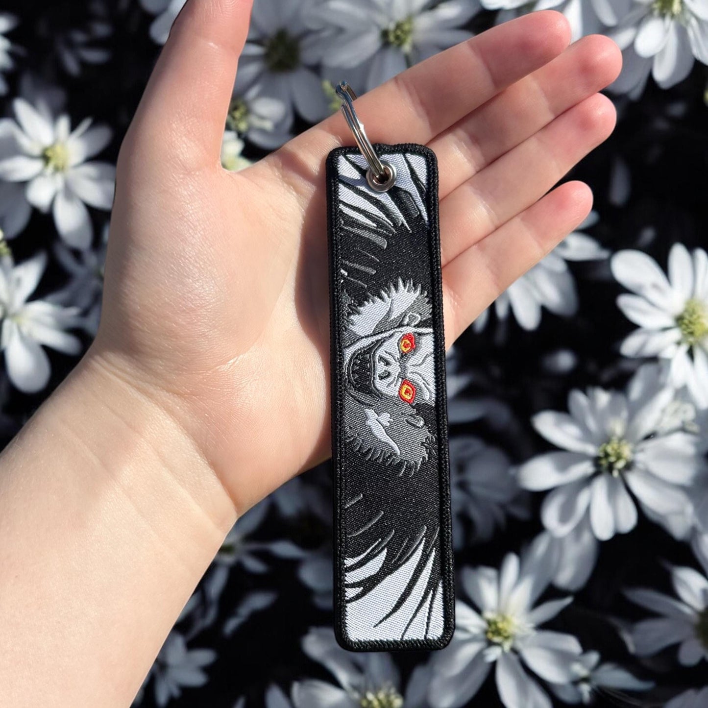 Justice & Chaos Embroidered Keychain