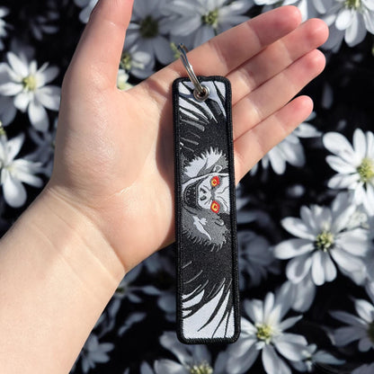 Justice & Chaos Embroidered Keychain