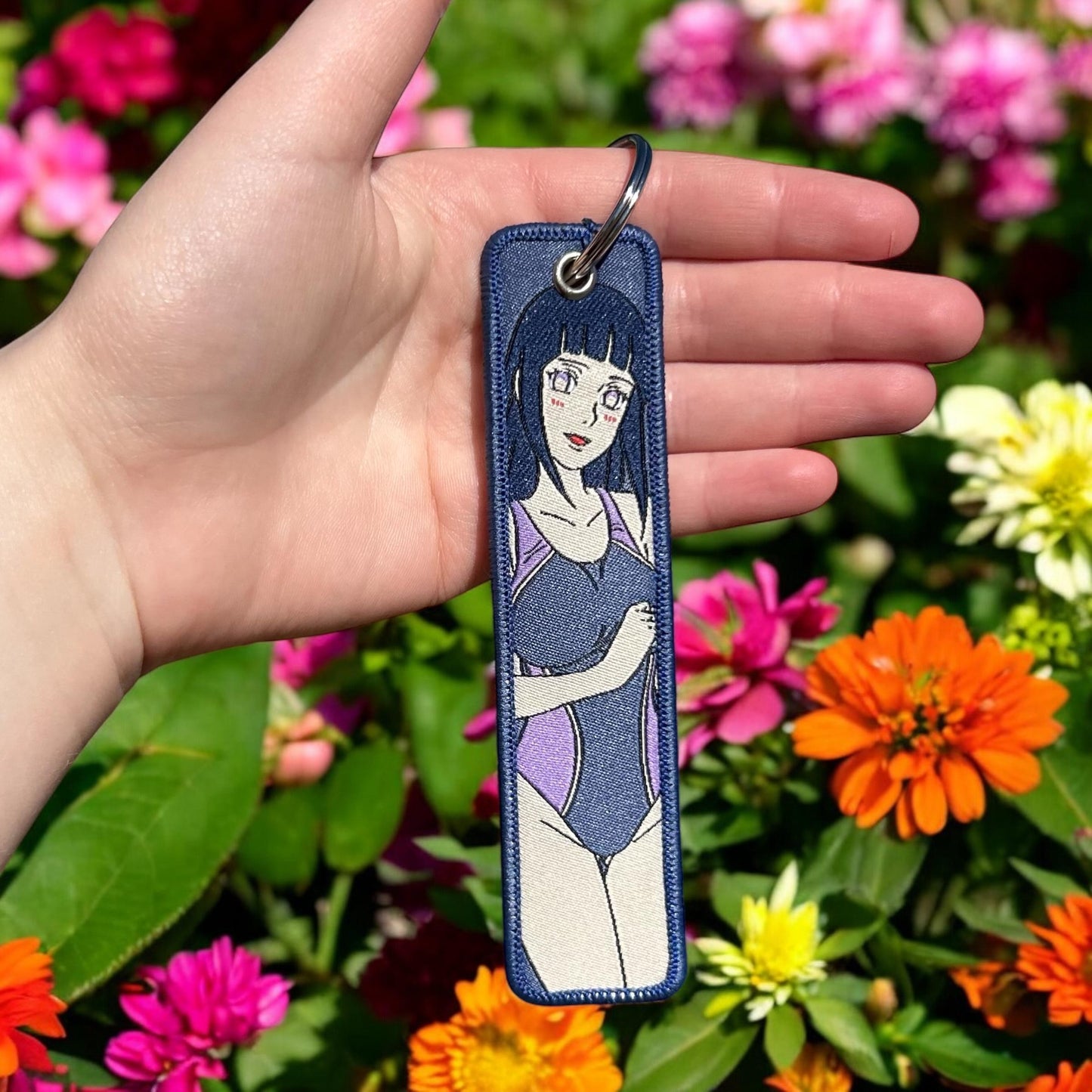 Gentle Ninja Embroidered Keychain