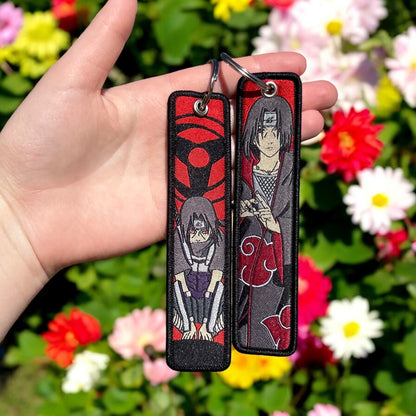 Eternal Night Embroidered Keychain