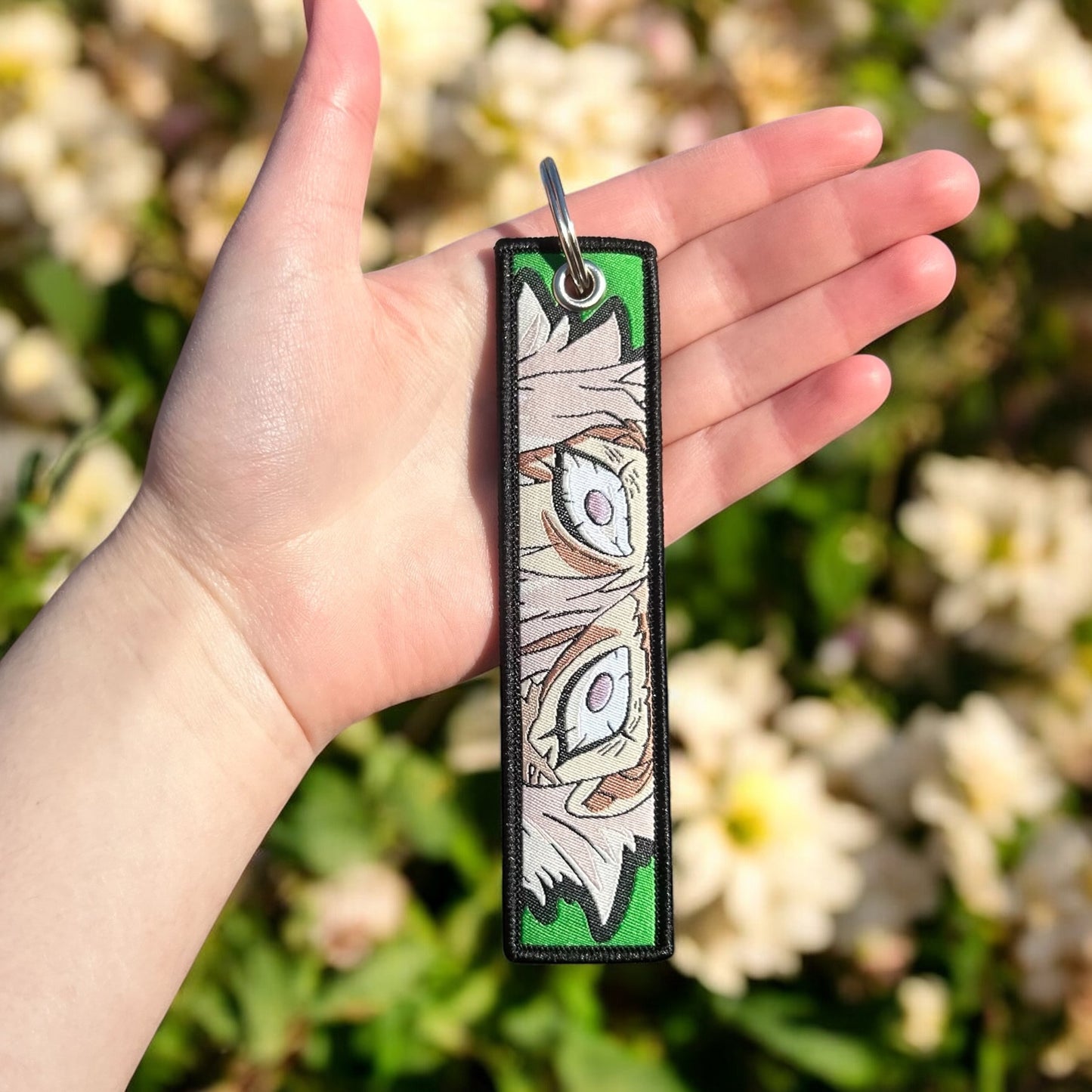 Wind-borne Fury Embroidered Keychain