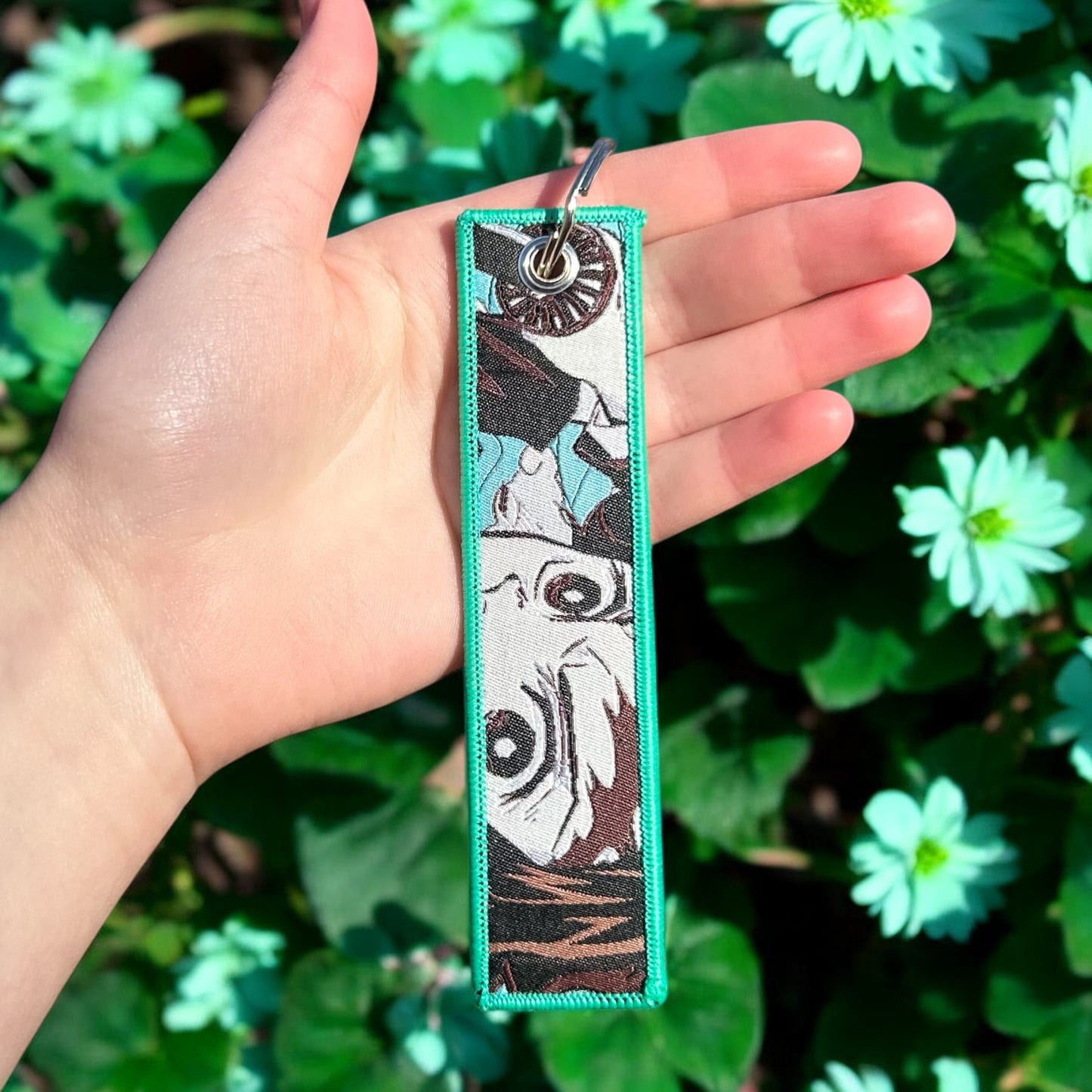 Heart of the Mountain Embroidered Keychain