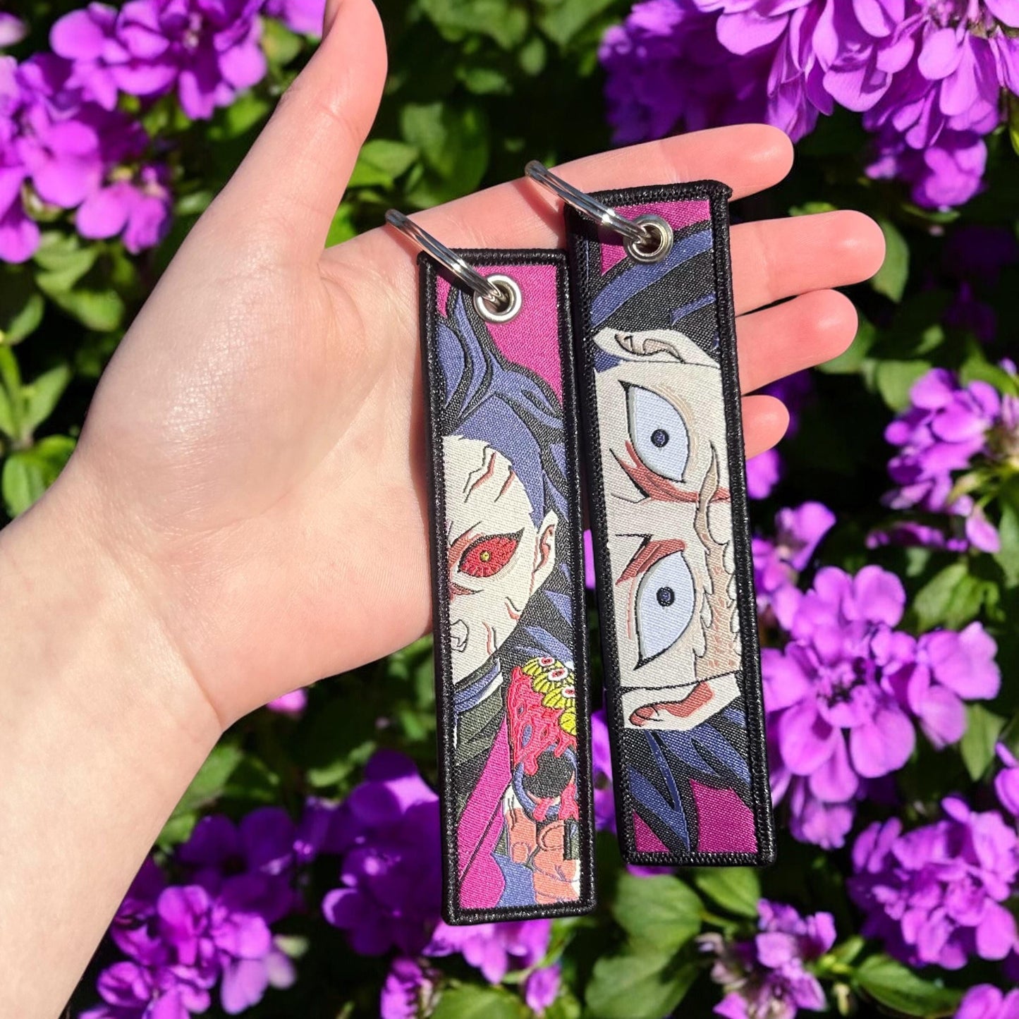 Scarred Fighter Embroidered Keychain