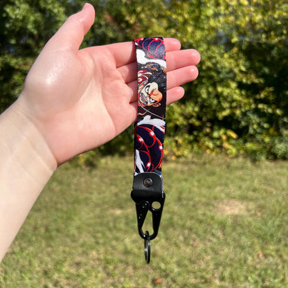 Rubber Warrior Keychain Strap