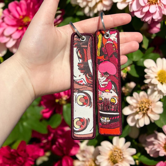 Spirit Friends Embroidered Keychain