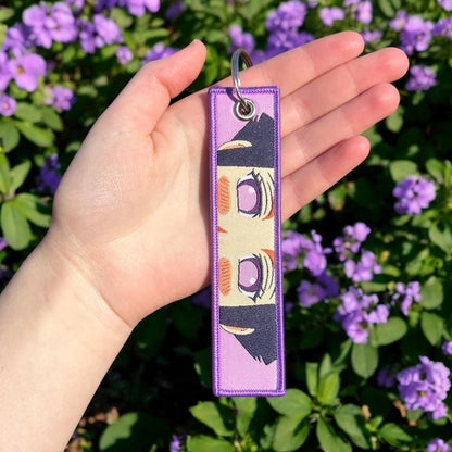 Kind-Hearted Fighter Embroidered Keychain