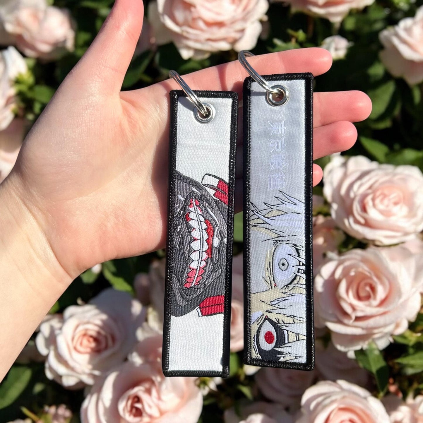 Half-Ghoul Hero Embroidered Keychain