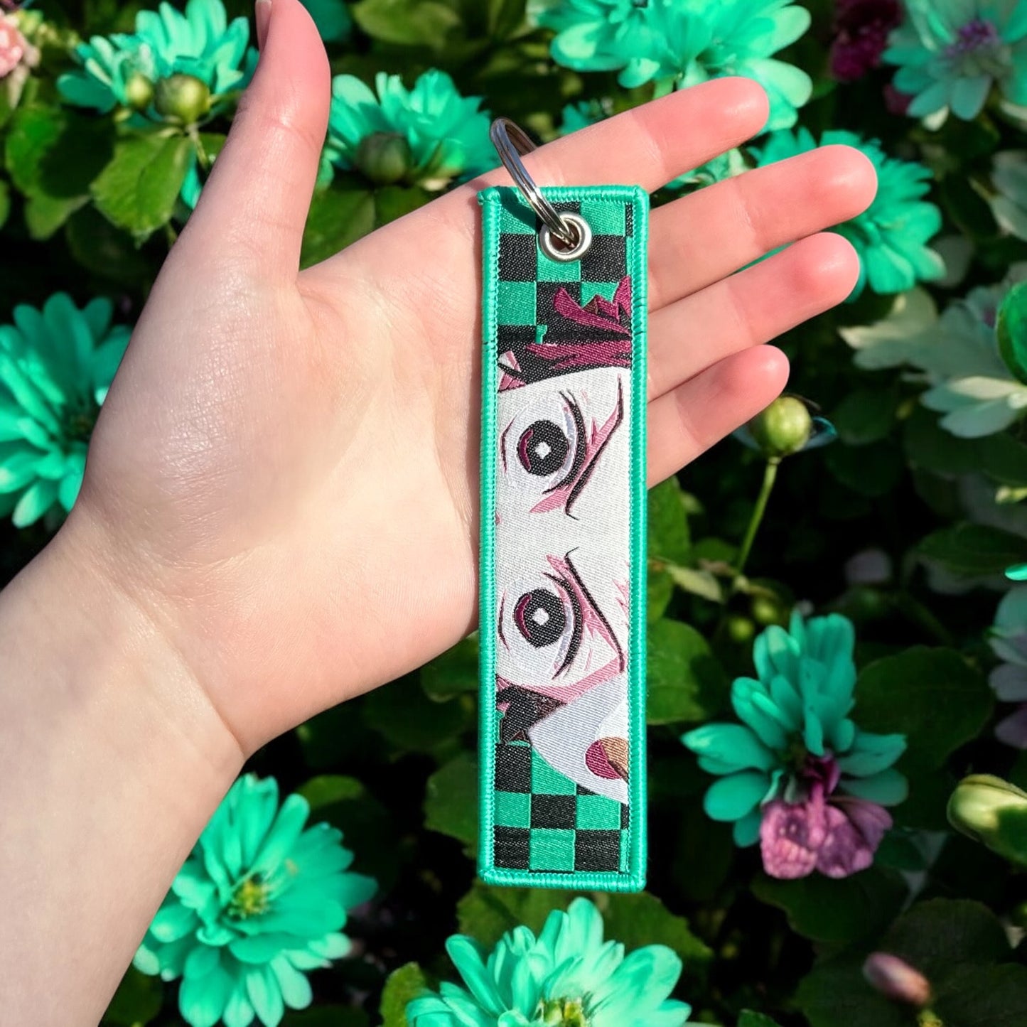 Heart of the Mountain Embroidered Keychain