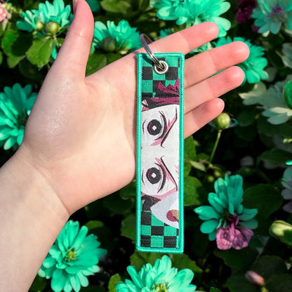 Heart of the Mountain Embroidered Keychain