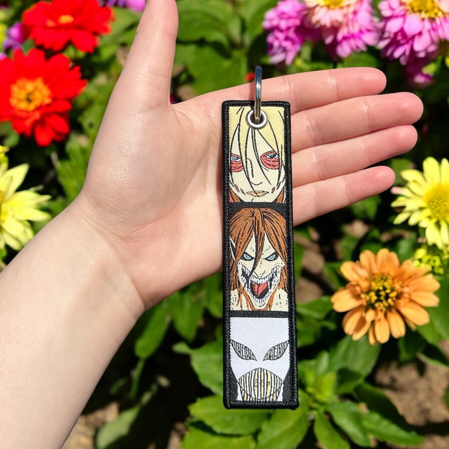 Ancient Powers Embroidered Keychain