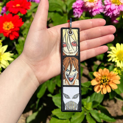 Ancient Powers Embroidered Keychain