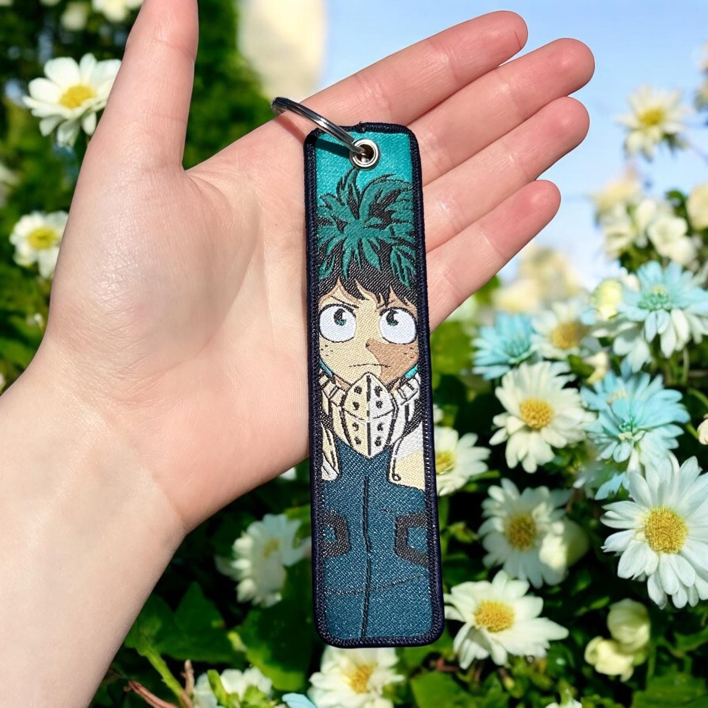 Aspiring Hero Embroidered Keychain