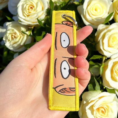 One Hit Hero Embroidered Keychain