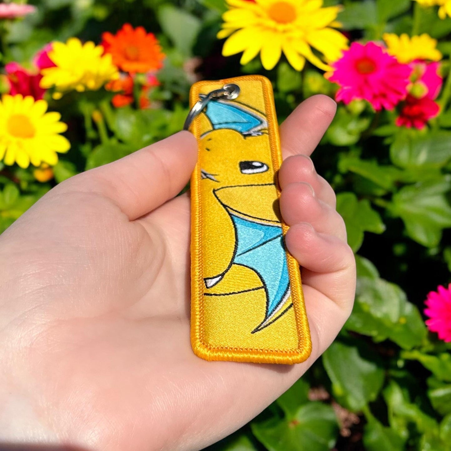 Sky Traveler Embroidered Keychain