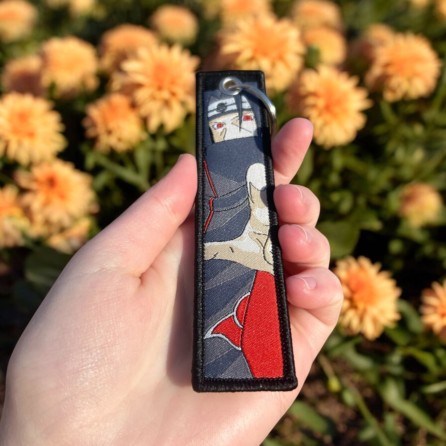 Silent Edge Embroidered Keychain