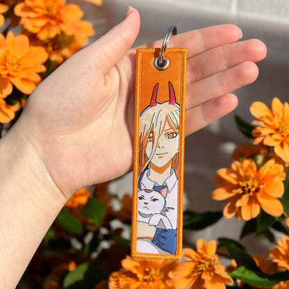 Queen of Blood Embroidered Keychain