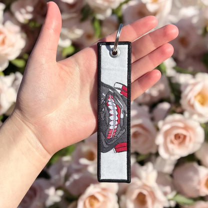 Half-Ghoul Hero Embroidered Keychain