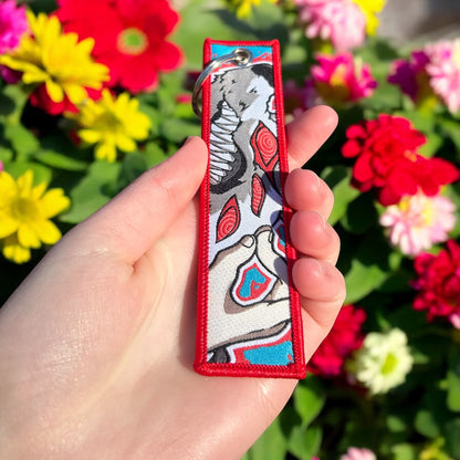 Bound By Devils Embroidered Keychain