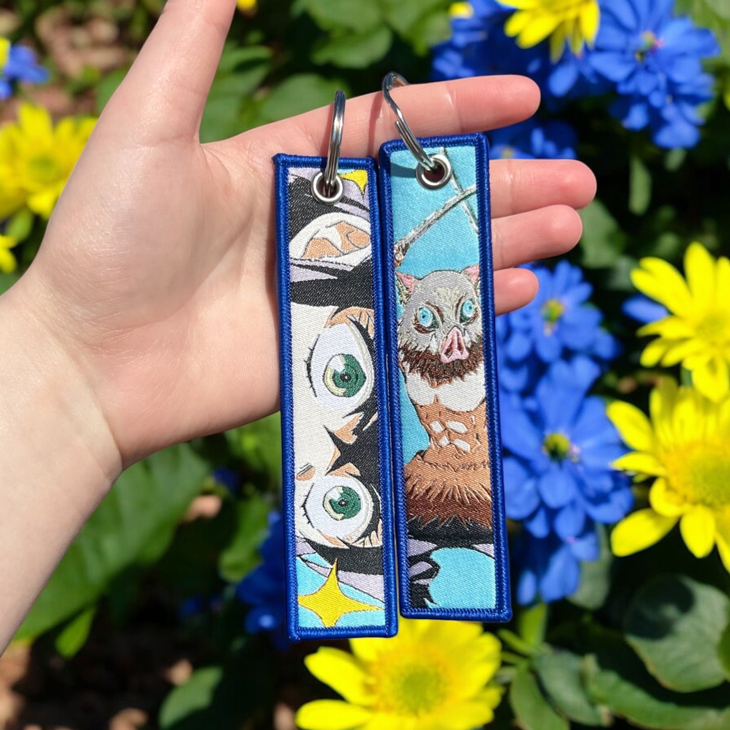 Wild Heart Embroidered Keychain