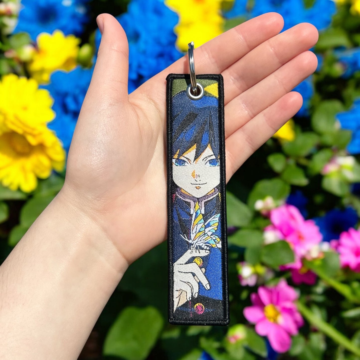 Ocean’s Will Embroidered Keychain