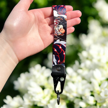 Rubber Warrior Keychain Strap