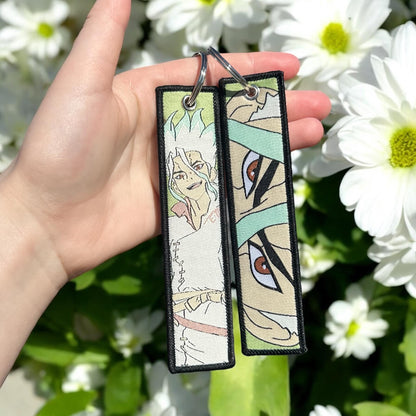 Brilliant Inventor Embroidered Keychain