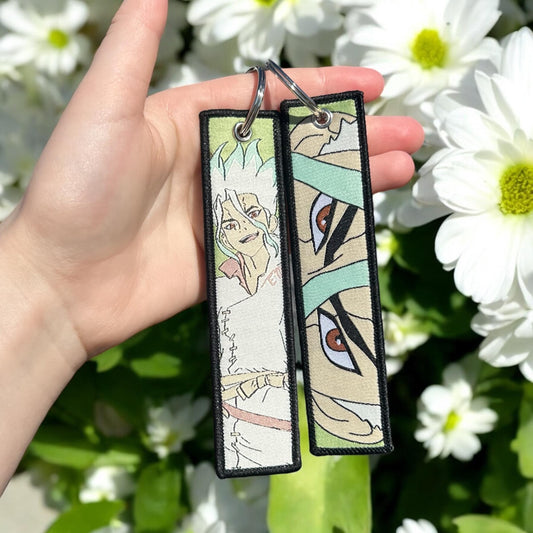 Brilliant Inventor Embroidered Keychain