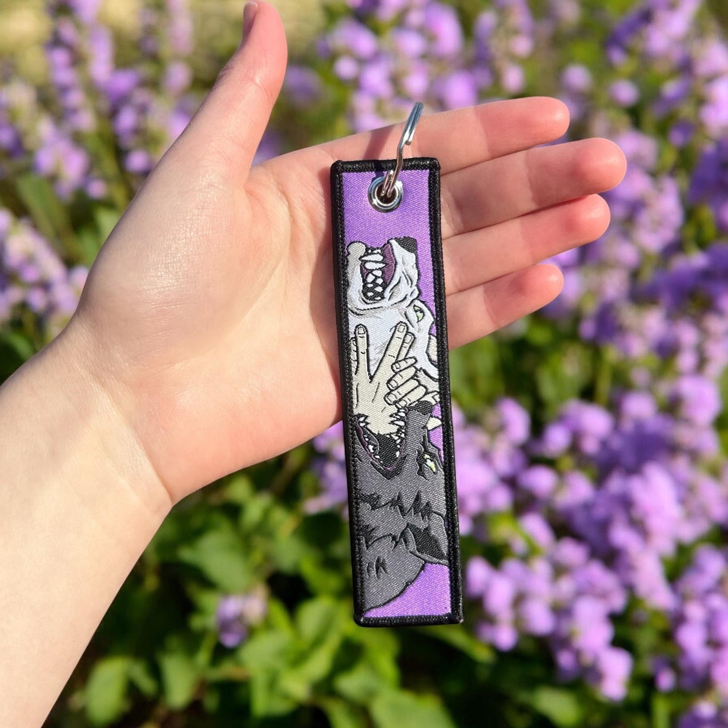 Stoic Sorcerer Embroidered Keychain