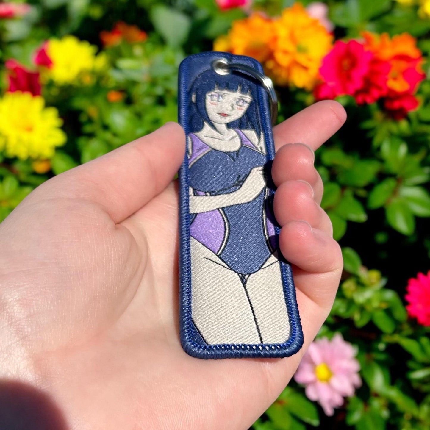 Gentle Ninja Embroidered Keychain