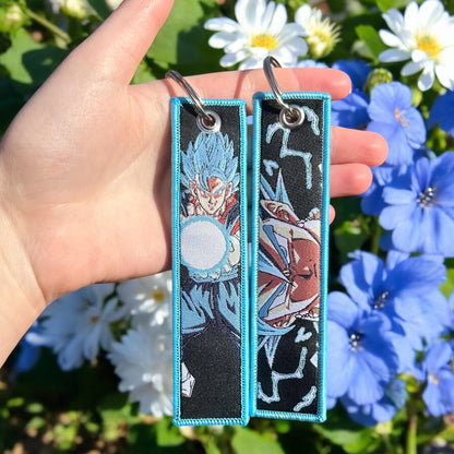 Fusion Warrior Embroidered Keychain
