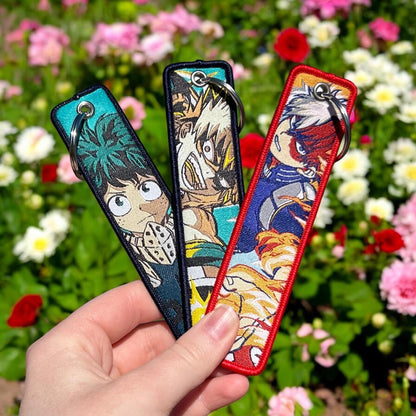 Power Trio Embroidered Keychain Bundle