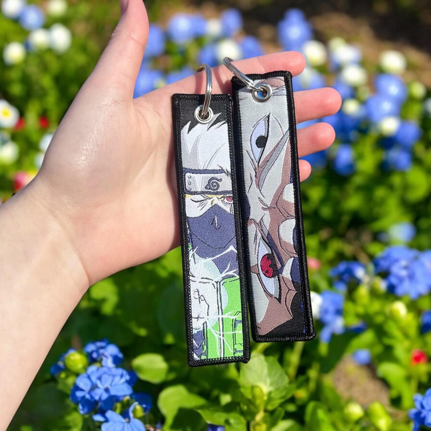 Masked Sensei Embroidered Keychain