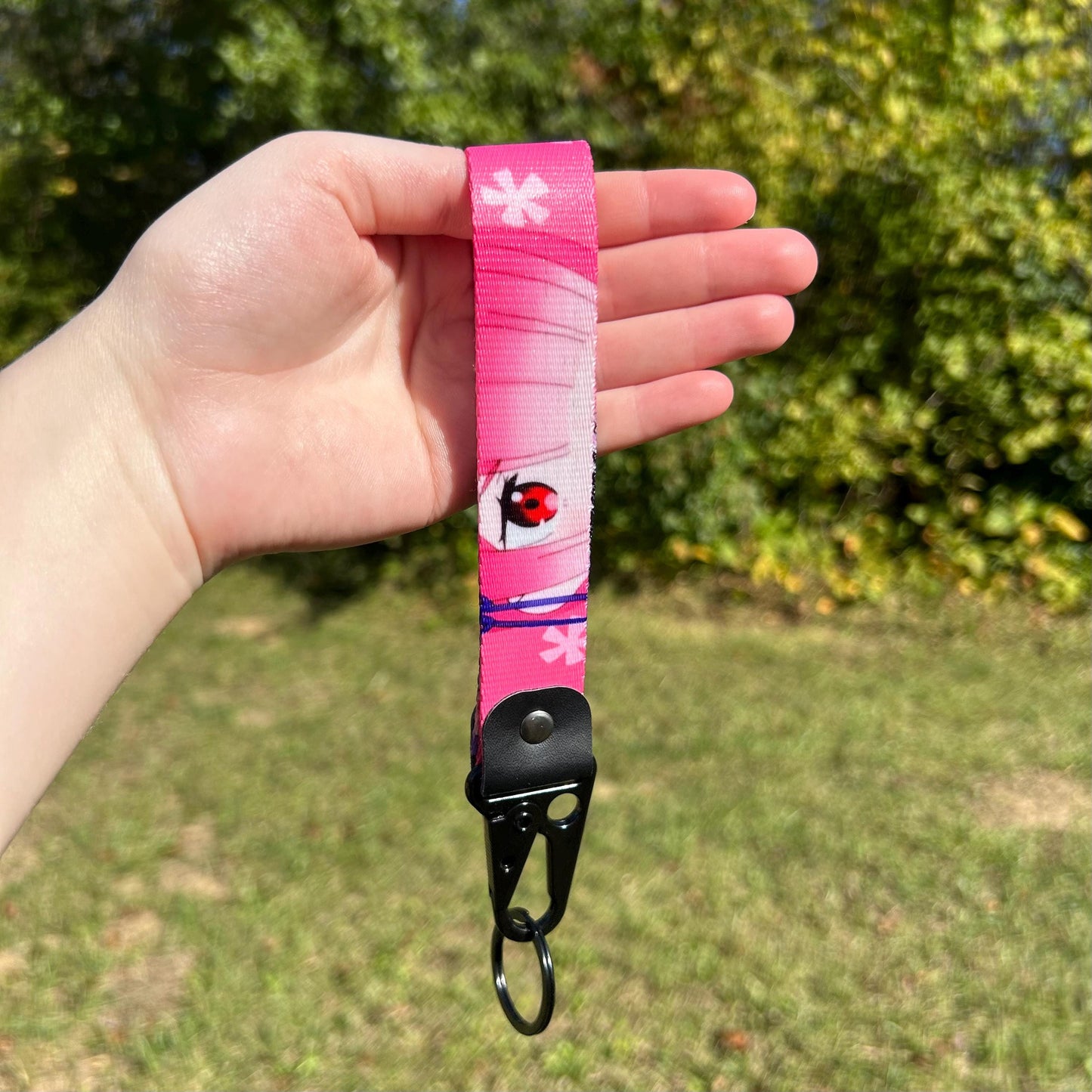 Pink-Haired Maid Keychain Strap