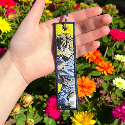 Golden Stray Embroidered Keychain