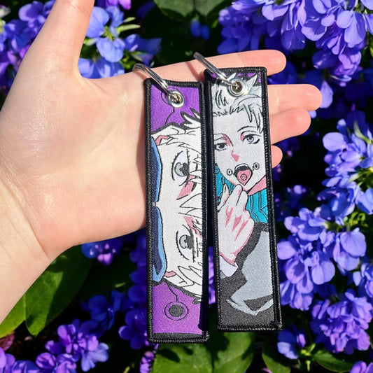 Cursed Speech Sorcerer Embroidered Keychain