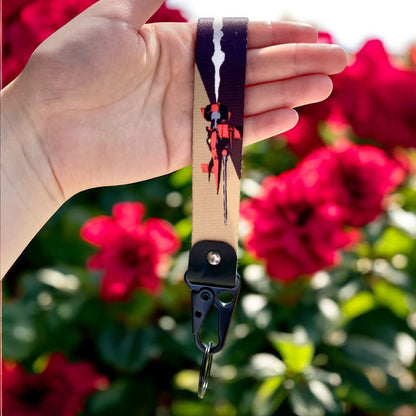 Smokey Silence Keychain Strap