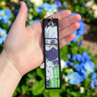 Masked Sensei Embroidered Keychain