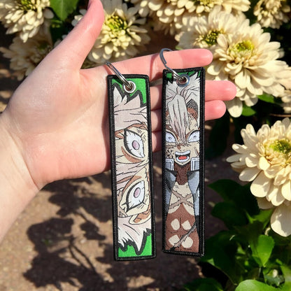 Wind-borne Fury Embroidered Keychain