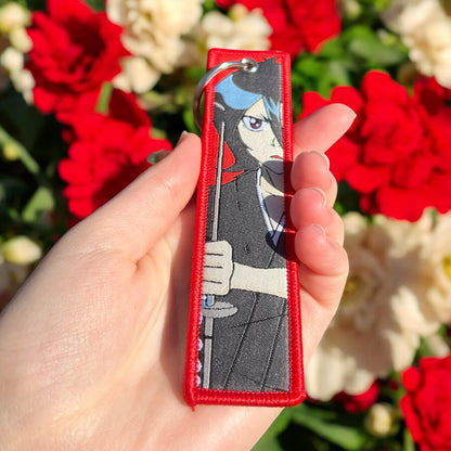 Ice Warrior Embroidered Keychain