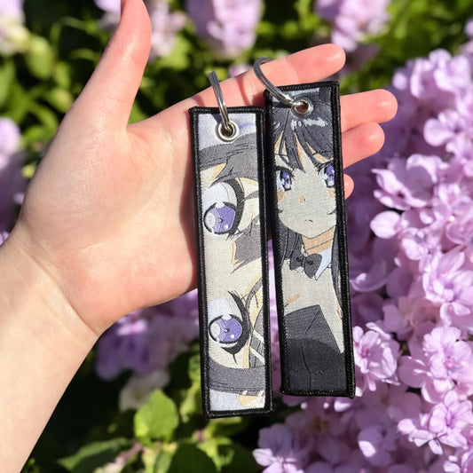 Bunny Suit Icon Embroidered Keychain