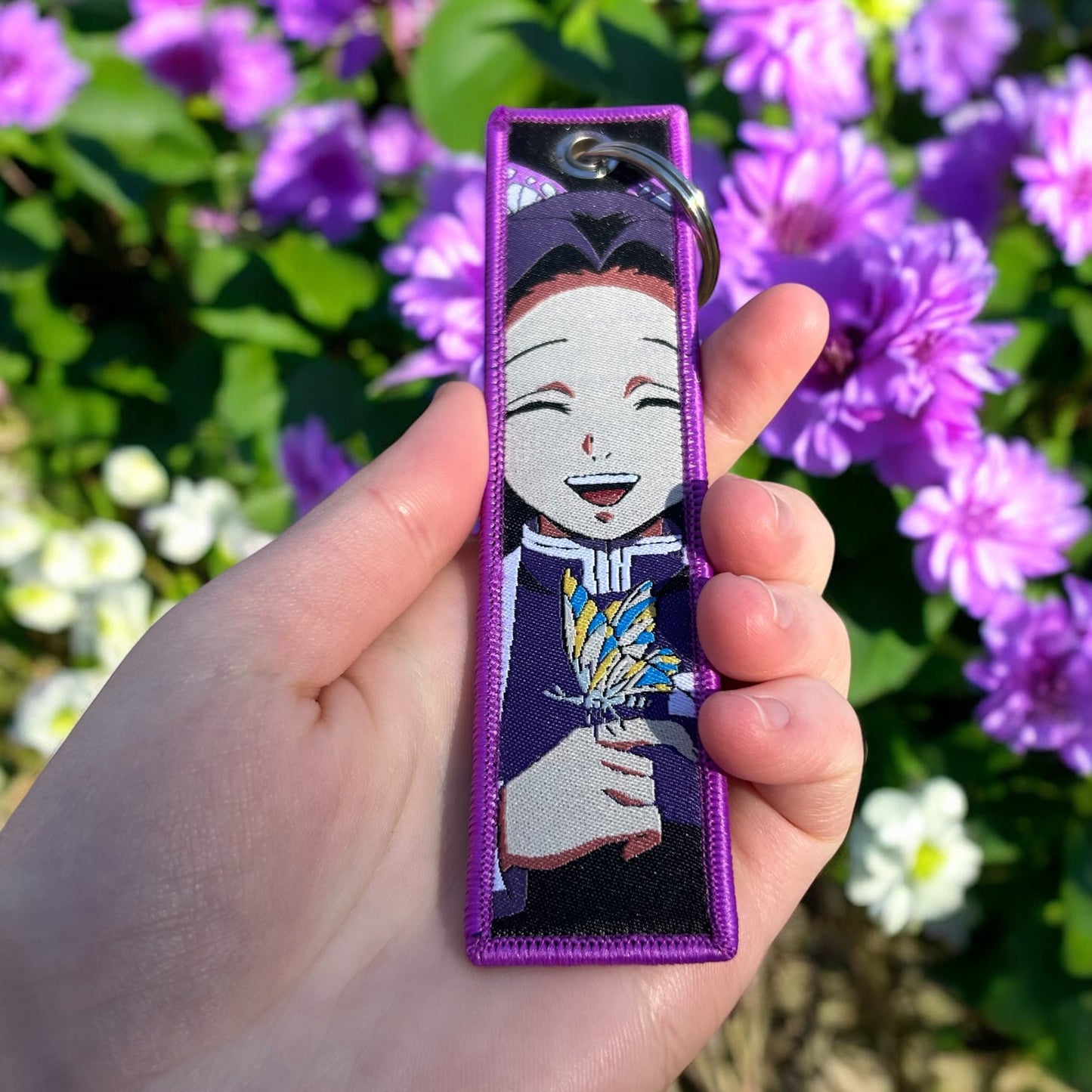 Butterfly’s Bite Embroidered Keychain