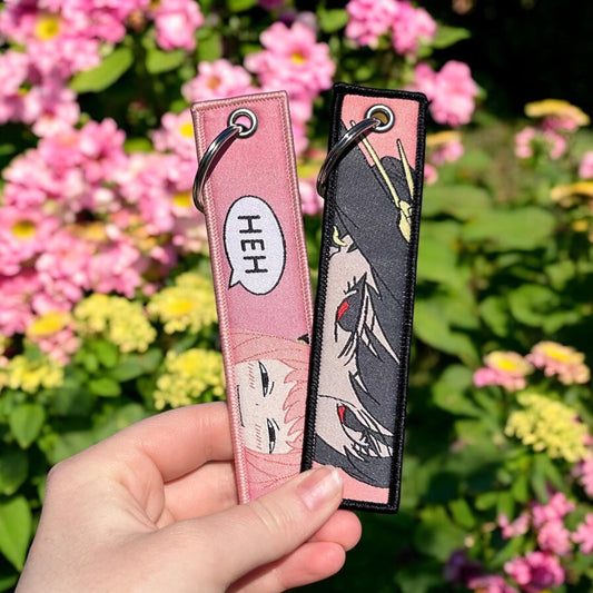 Sweet & Deadly Duo Embroidered Keychain Bundle